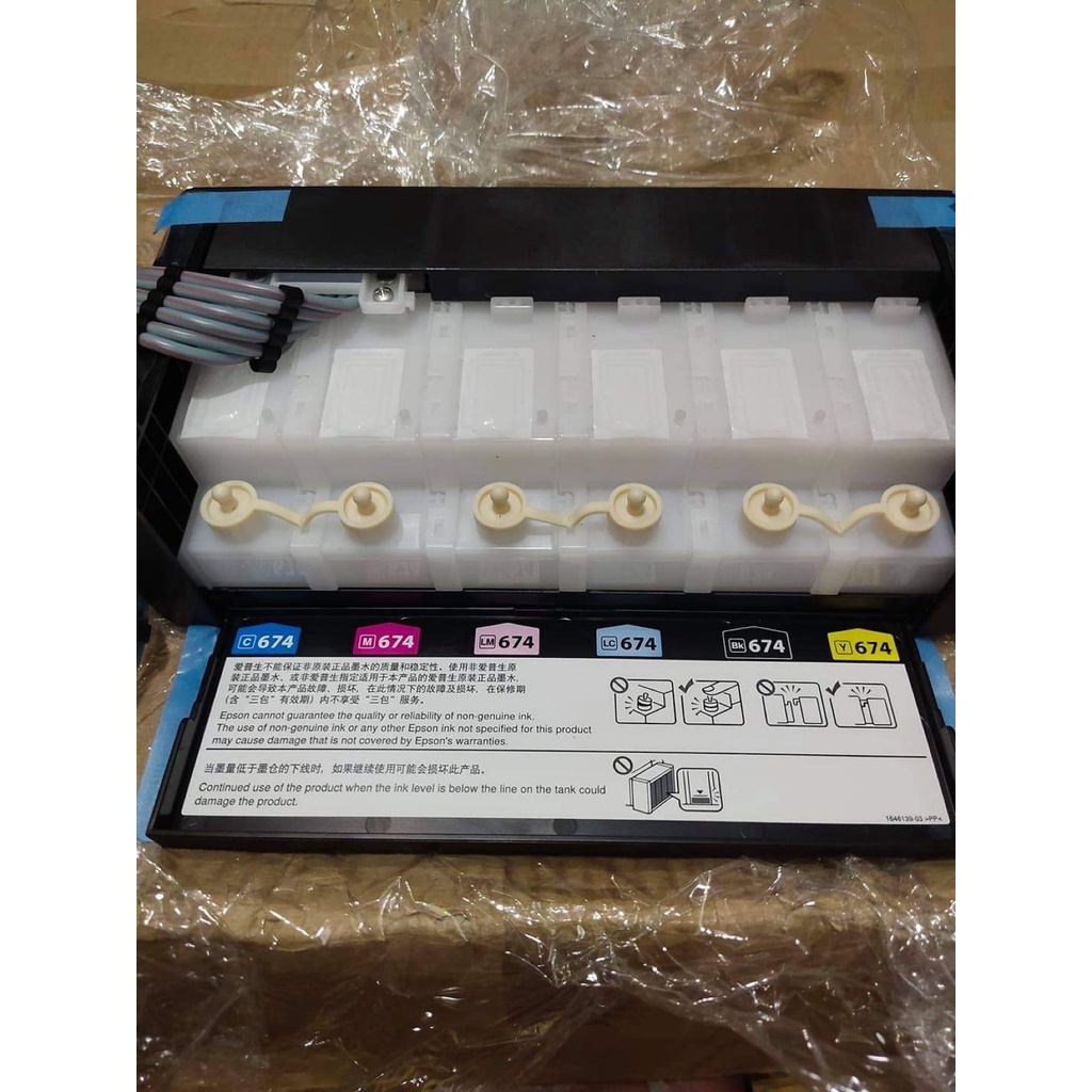 Bộ tiếp mực ngoài dùng cho máy in epson l1800