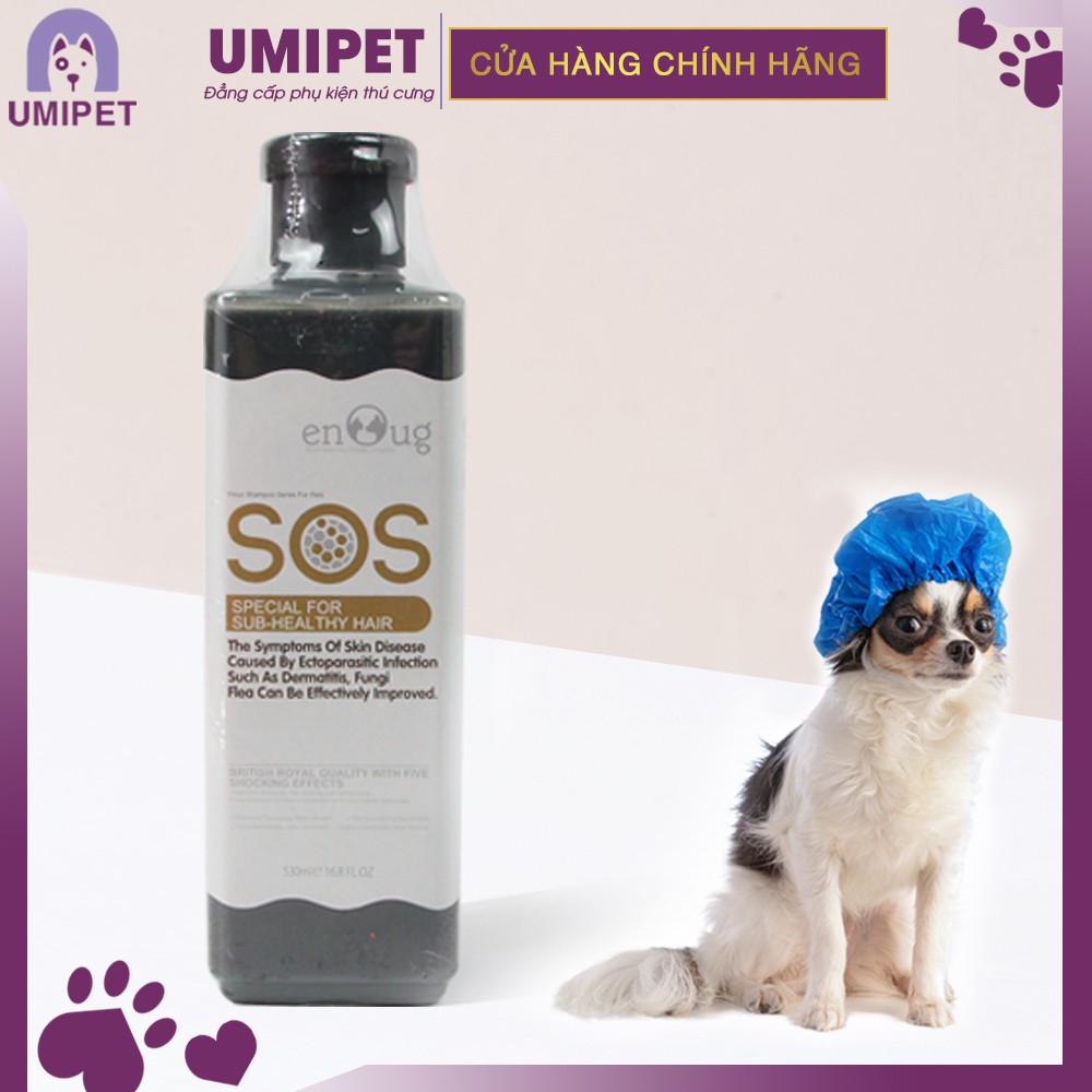 [Mã FMCGMALL - 8% đơn 250K] Sữa Tắm SOS cho Chó Mèo UMIPET 530 ML