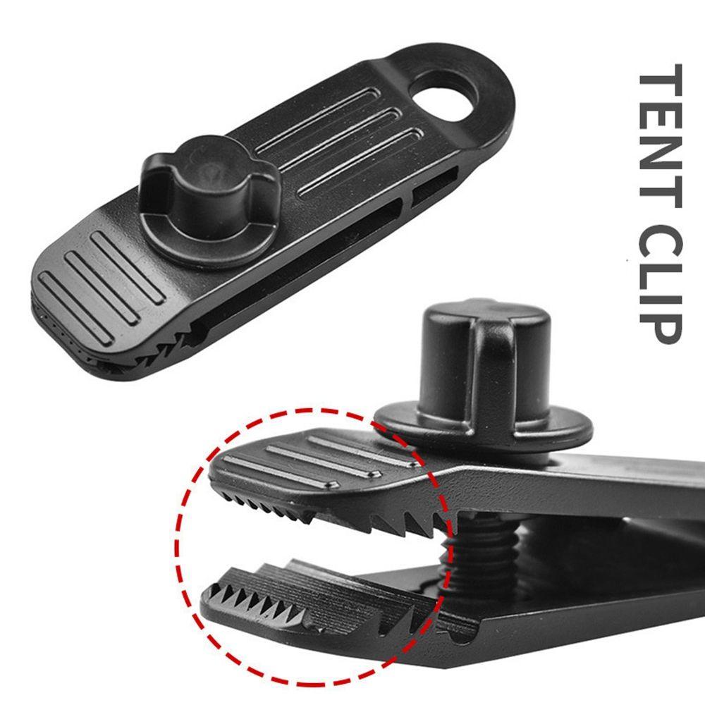 Set 1 / 4 Kẹp Lều Trại Bằng Nhựa Có Thể Xoay Tiện Dụng Giá Đỡ