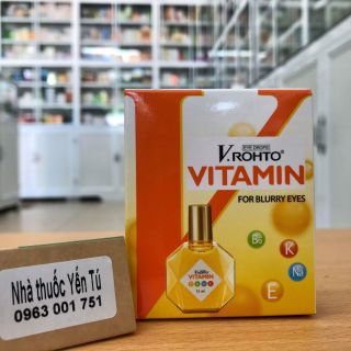 Nhỏ mắt V.ROHTO VITAMIN NHẬT [ chính hãng]