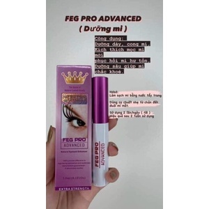Dưỡng mi ban đêm Feg Pro Advanced CAM KẾT CHÍNH HÃNG BAO CHECK MÃ VẠCH,QR - GIÚP CONG MI , ĐEN MI ,GIẢM RỤNG TỐI THIỂU | BigBuy360 - bigbuy360.vn