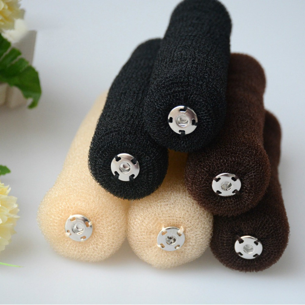 Dụng cụ búi tóc hình bánh donut thời trang cho nữ