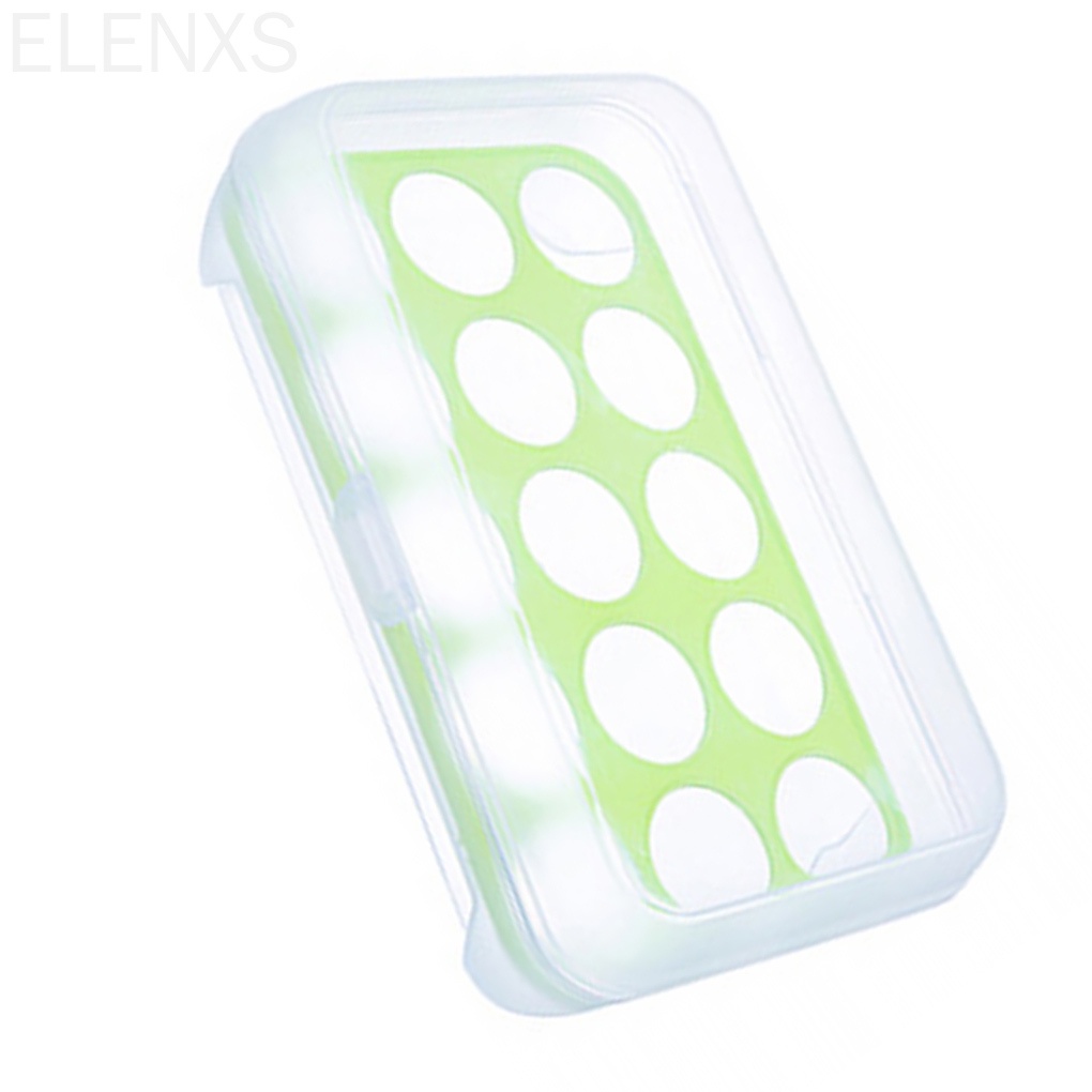 Khay Nhựa Trong Suốt Đựng Trứng 15 Ngăn Có Nắp Đậy Tiện Dụng