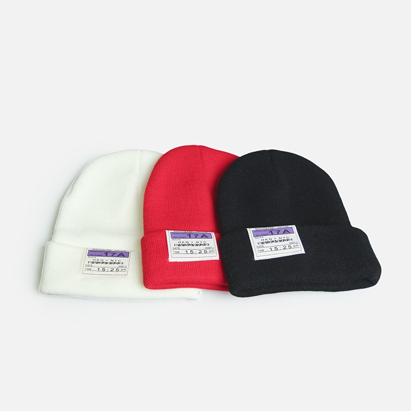 Mũ beanie LINJW bằng cotton mềm mại ấm áp thời trang thu đông 2021