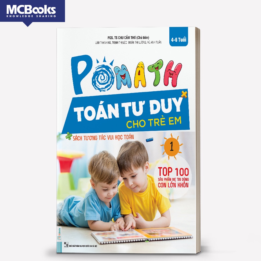 Sách POMath - Toán tư duy cho trẻ em 4 - 6 tuổi - tập 1