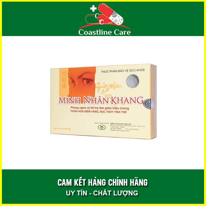 - Minh Nhãn Khang - Thoái Hóa Điểm Vàng & Đục Thủy Tinh Thể