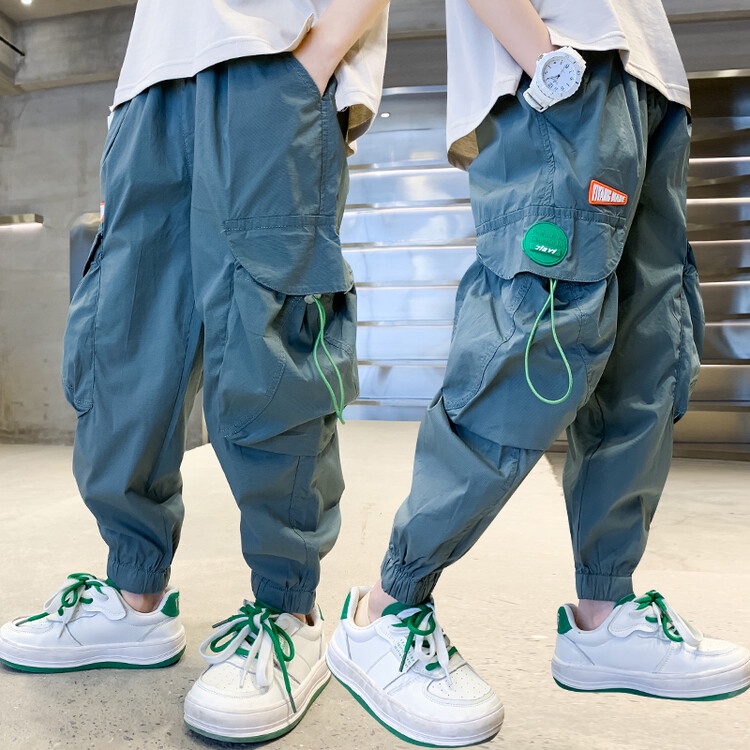 1Quần Harem Dài Dáng Rộng Phong Cách Thời Trang Xuân Thu Mới Dành Cho Bé Trai 2022