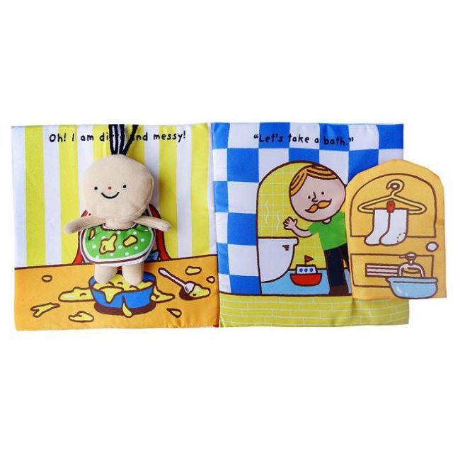 Sách Vải Kỹ Năng It's Bath Time Của JJOVCE SV35