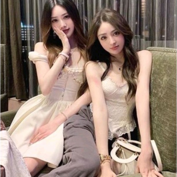 Áo 2 dây ren vạt nhọn mẫu mới nhất 2023 🆕 ( KHÔNG TĂNG ĐƯA)