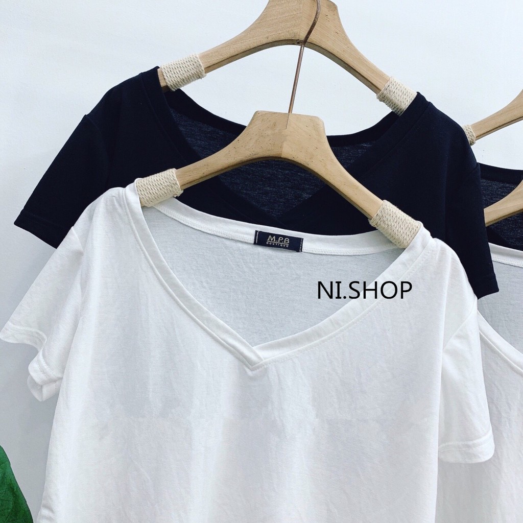 Áo croptop cổ tim chất thun cotton siêu mát siêu đẹp