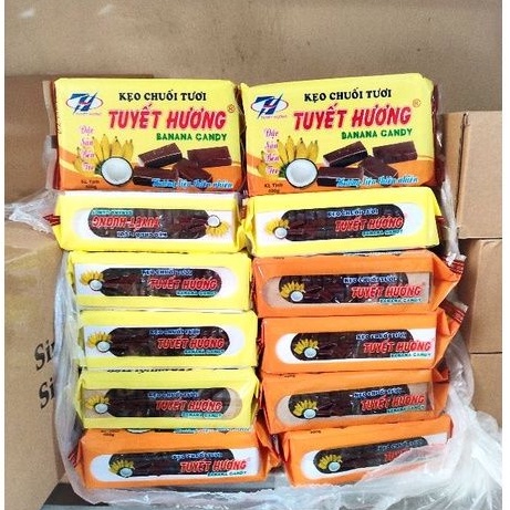 [ BÁN SỈ] Combo 10 Gói Kẹo Chuối Tươi- 400G