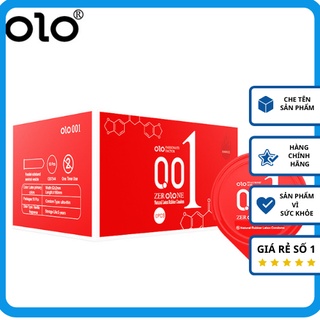 Bao cao su olo 001 siêu mỏng gân gai trơn