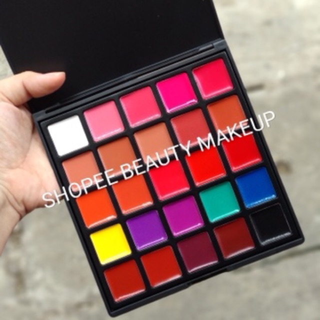 BẢNG SON MÀU TRỘN ĐỦ TONE 25 MÀU