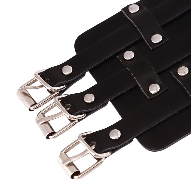 Vòng Tay Da Pu Bản To Unisex