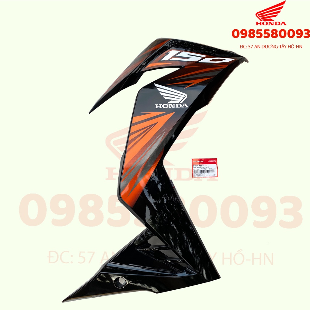 Nhựa cánh yếm winner v1, bửng xe winner màu cam đen 2016 chính hãng honda
