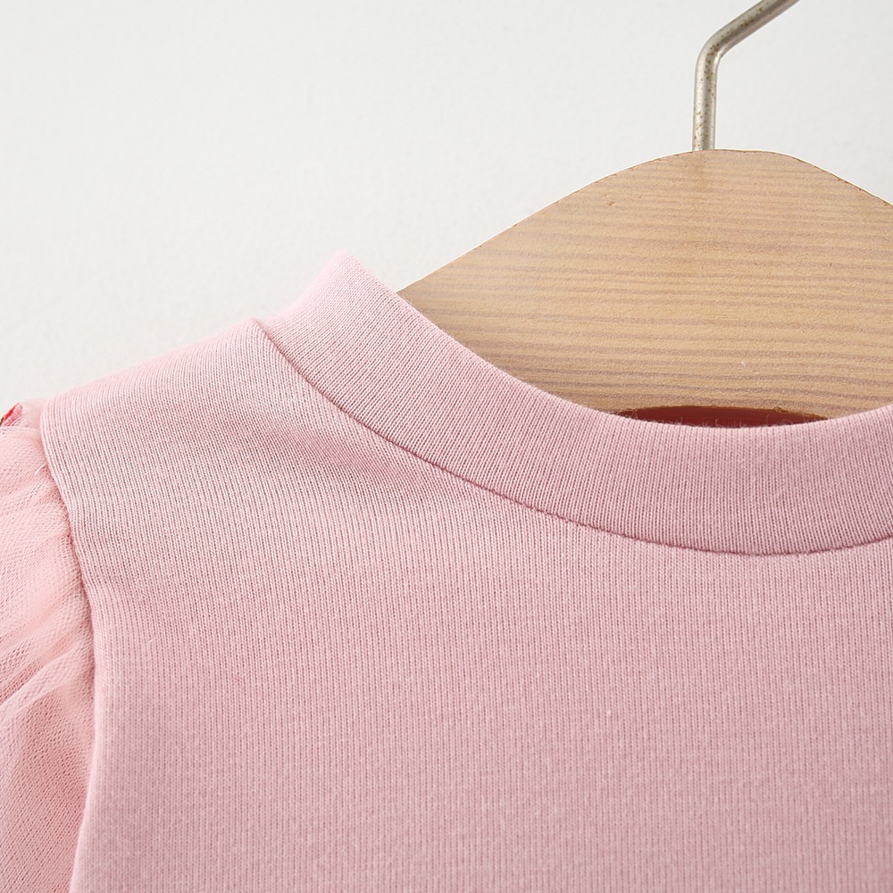 Đầm Công Chúa Chất Liệu Cotton Mềm Mại Tay Dài Thêu Họa Tiết Dễ Thương Thoải Mái Cho Bé Gái
