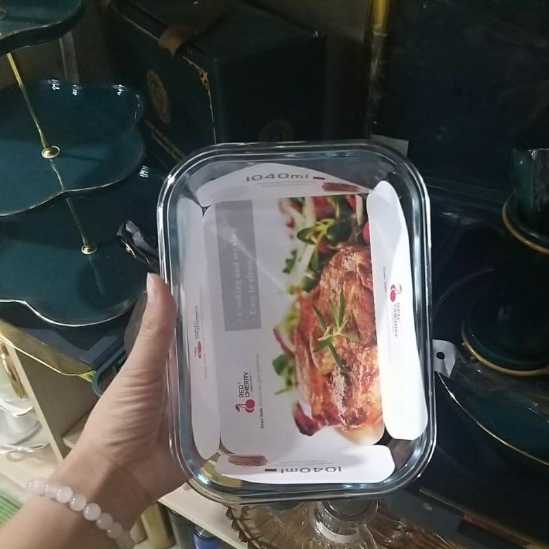 HỘP THỦY TINH ĐỰNG THỰC PHẨM 1000ML 1 NGĂN