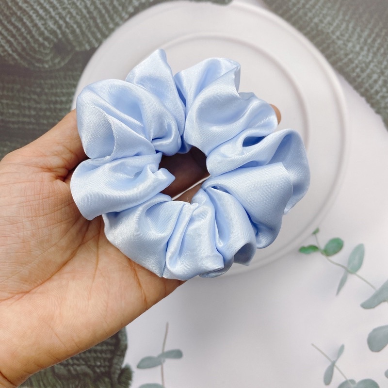 Cột tóc vải màu trơn