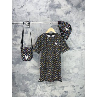 Đầm N.Y họa tiết multico