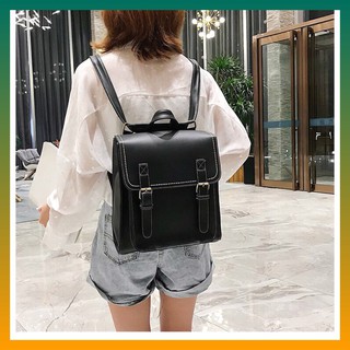[2 IN 1] Balo Nữ/ Túi Đeo Chéo Basic Dáng Hộp Đứng Siêu Sang TR33