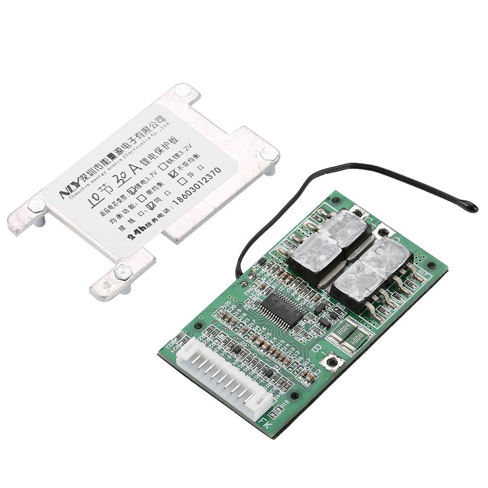 Bảng mạch bảo vệ pin Lithium 10S 36V 30A 3.7V Li-ion BMS PCB