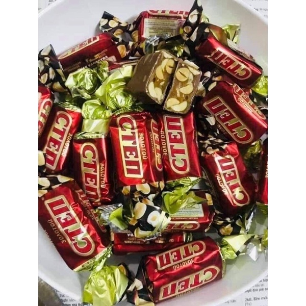 Kẹo Cten Nga Socola Hạnh Nhân 1kg