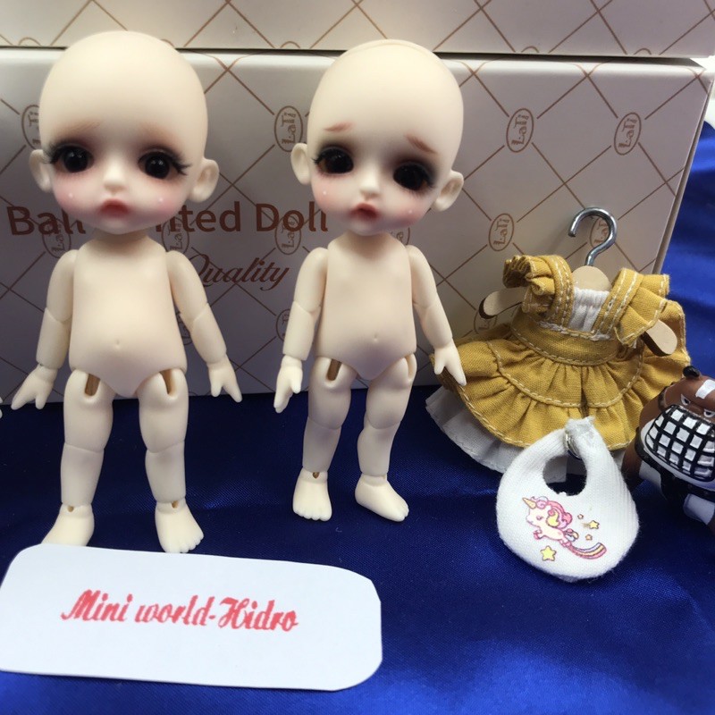 Búp bê Ball jointed doll BJD 1/12 khớp mới combo váy búp bê BJD 1/12