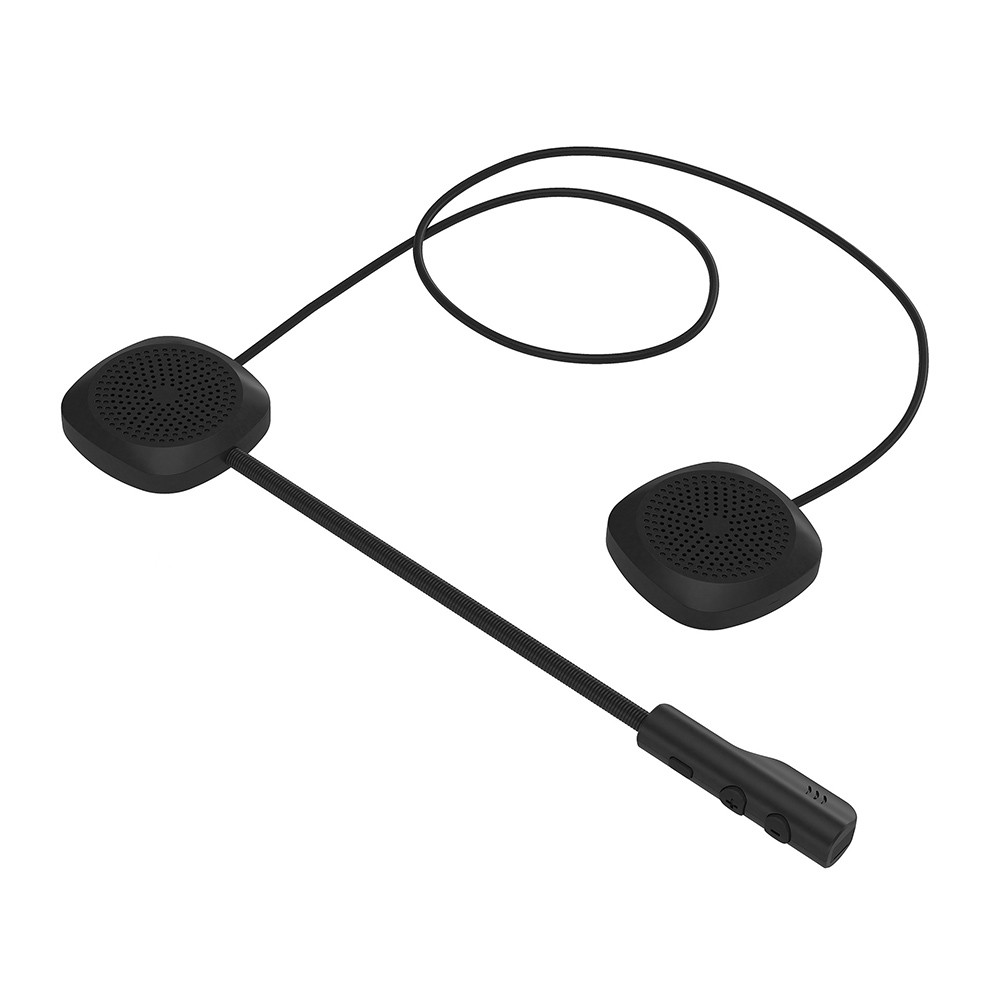 Motorcycle Helmet Bluetooth 5.0 Intercom Handsfree Call Stereo Headset with Mic