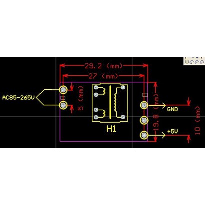 Mô Đun Hạ Áp 5V 700mA  AC-DC 220V 5V