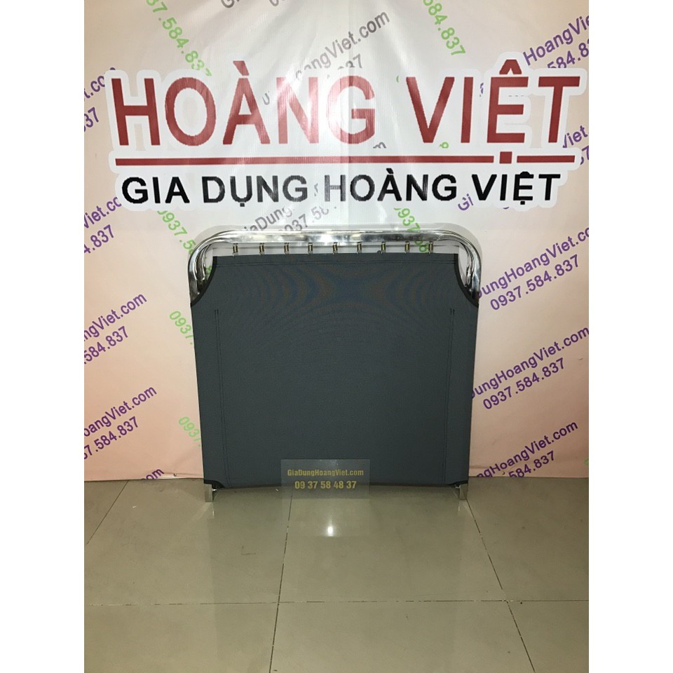 Giường Xếp Inox 201 Vải Lưới Textilen Siêu Bền Giao Hỏa Tốc