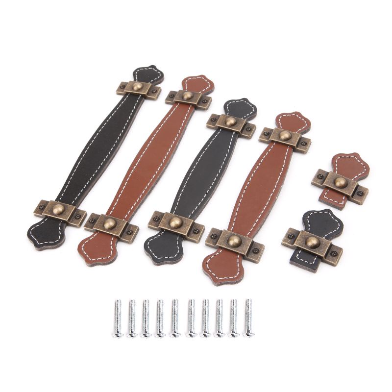 Tay Nắm Cửa Tủ Bằng Da PU Mềm Tiện Dụng Cho Gia Đình