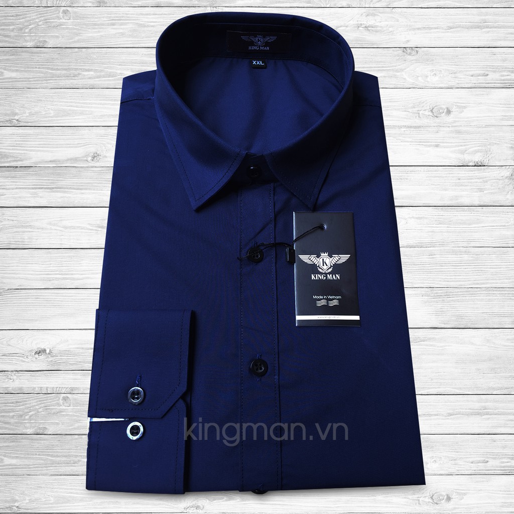 Áo sơ mi xanh đậm cực chất | BigBuy360 - bigbuy360.vn