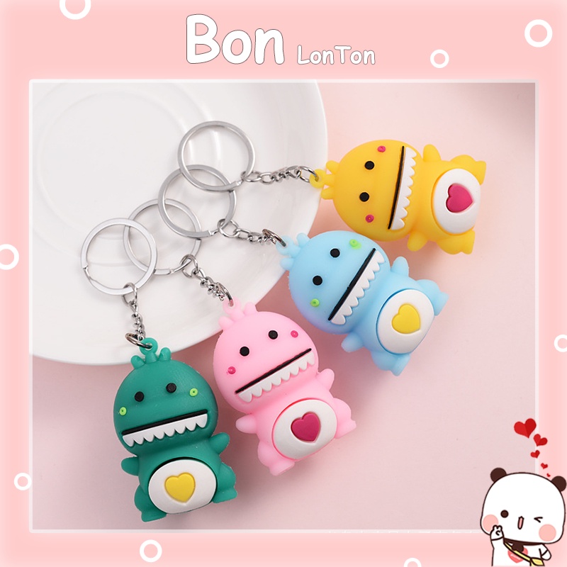 Móc khóa cute - móc khóa nhiều hình dễ thương Chú khủng long dễ thương móc khóa rẻ đẹp