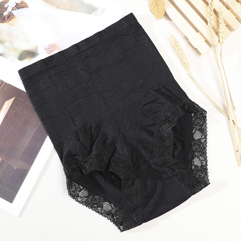 【Timi】Màu trơn Cạp cao, phối ren, thoáng khí, định hình, thể thao Quần lót phụ nữ. | BigBuy360 - bigbuy360.vn