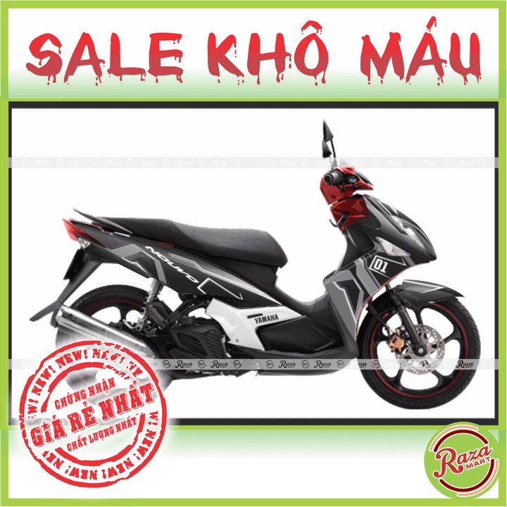 | SALE KHÔ MÁU | Tem trùm xe Nouvo LX - Decal PVC 5 Lớp Cao Cấp - Chống Thấm, Chống Phai Màu - Mã số: NOL 54