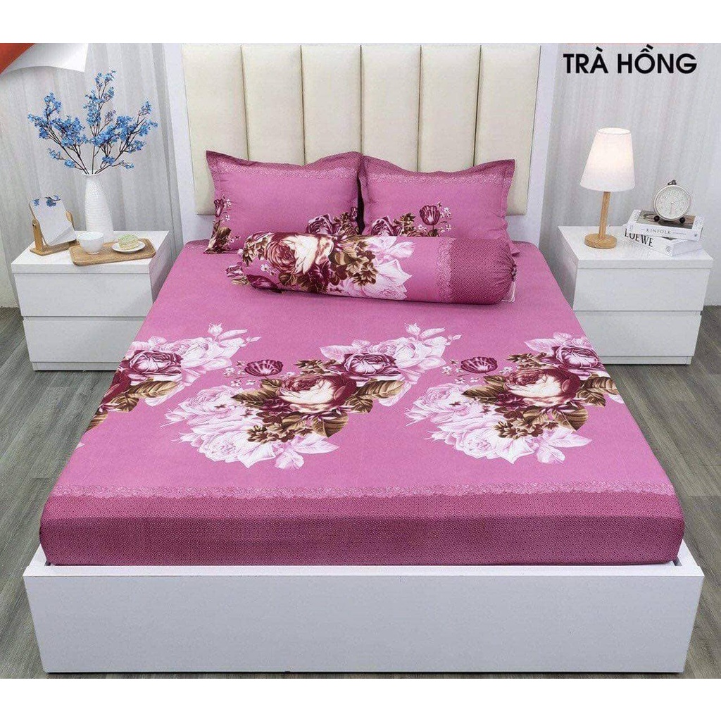 Bộ ga gối poly 4 món siêu rẻ