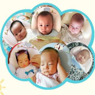 Gối Sơ Sinh Cao Su Non Cho Bé
