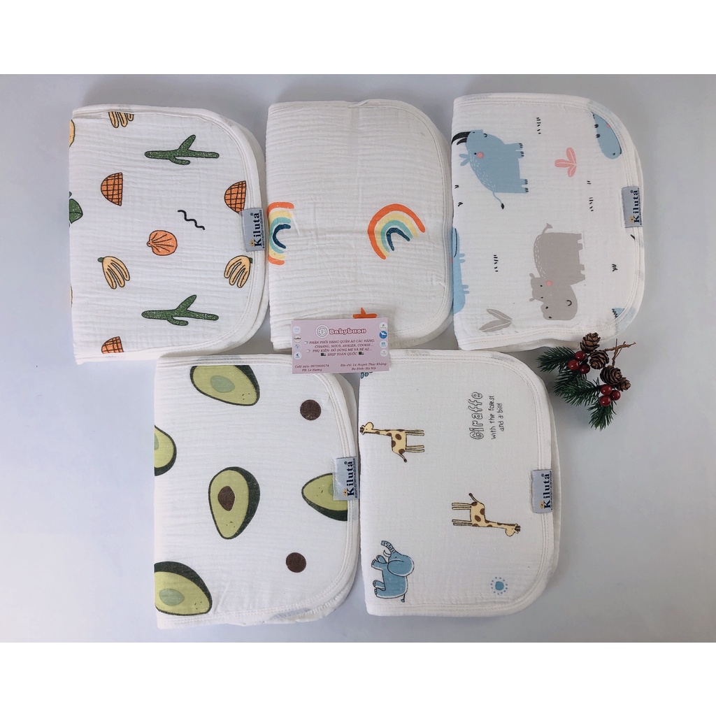 Gối Xô, Gối Thông Hơi 3D 10 lớp Cho Bé Sơ Sinh Kiluta Cao Cấp Babibu-GXK