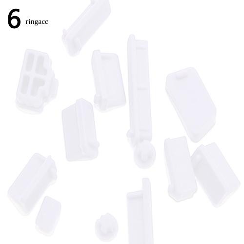 Set 13 nút bịt các lỗ cắm laptop bằng silicon tiện dụng