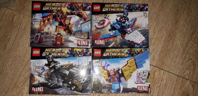 Lắp ráp Người sắt LegoHero Gathering 99334 một hộp