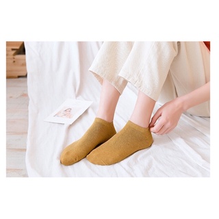 TẤT (VỚ) TRƠN CỒ NGẮN MÀU VINTAGE