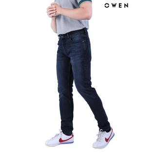 Quần Jean dài Owen Slimfit màu xanh đậm - QJSL21825