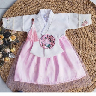 Váy hanbok bé gái chuẩn Hàn