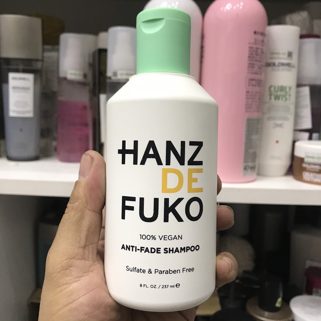 Dầu gội xả Hanz de Fuko Anti-Fade 237mL X2