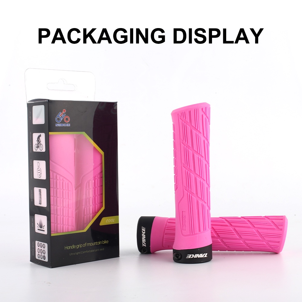 Cặp vỏ bọc tay lái xe đạp leo núi TANKE bằng silicone chống trượt 22.2mm