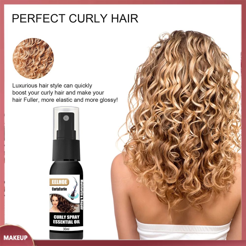 nước hoa vùng kín Straight Curly Hair Serum Leave-in Conditioner Elastin Repairing Frizzy Conditioner