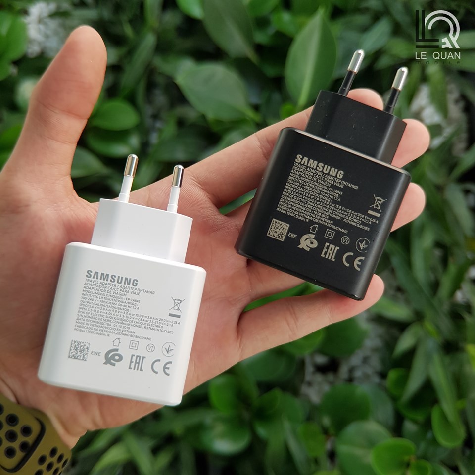 Cốc Sạc Nhanh 45W Zin Samsung Black/White