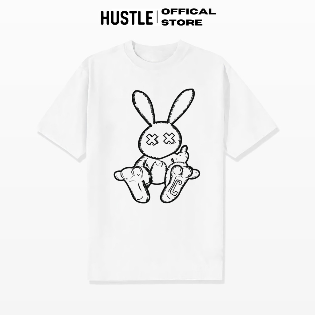 [Freeship từ 0đ]Áo thun local brand unisex nam nữ tay lỡ "Bad Rabit" - cotton premium cao cấp full size - A14