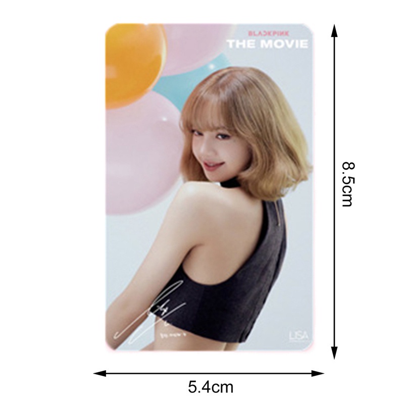Set 5 tấm thẻ ảnh lomo hình nhóm nhạc Blackpink