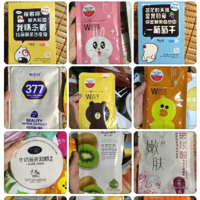 Combo 100 mask nội địa Trung